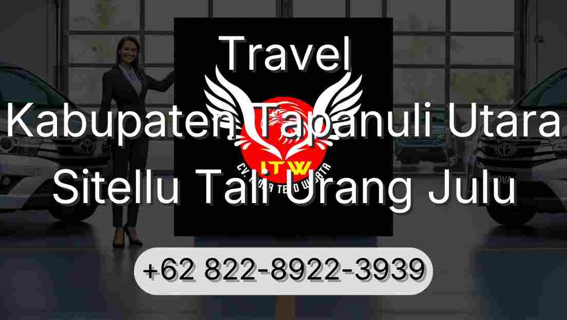 Travel Kabupaten Tapanuli Utara Sitellu Tali Urang Julu