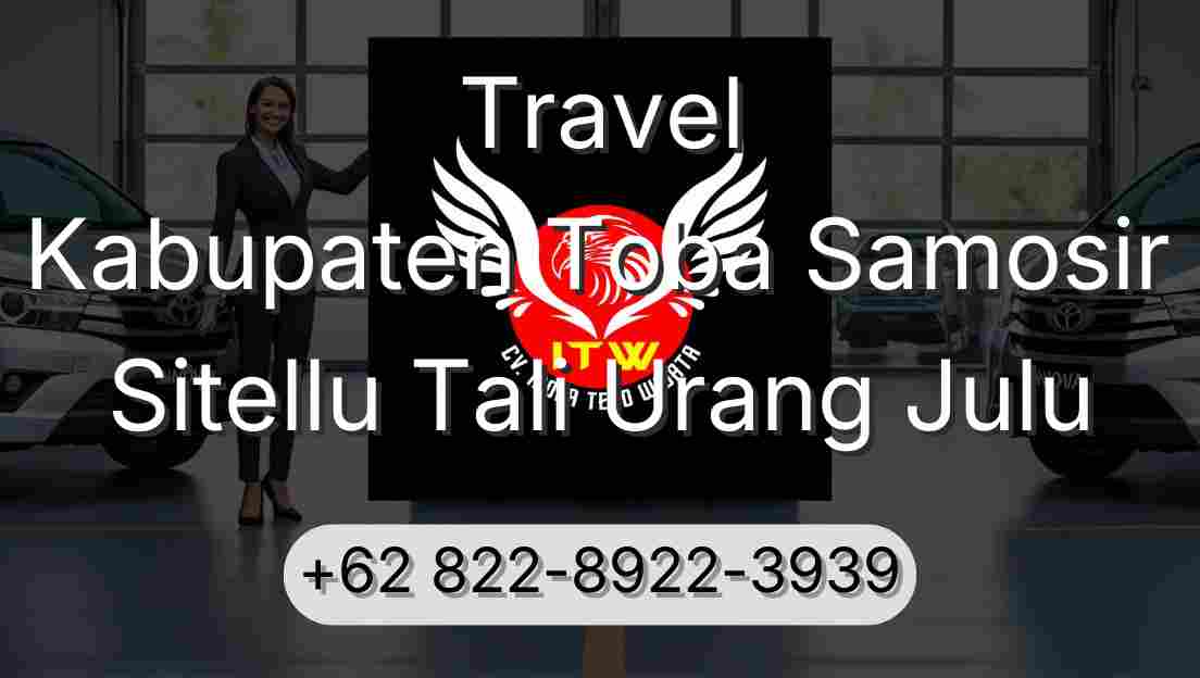 Travel Kabupaten Toba Samosir Sitellu Tali Urang Julu