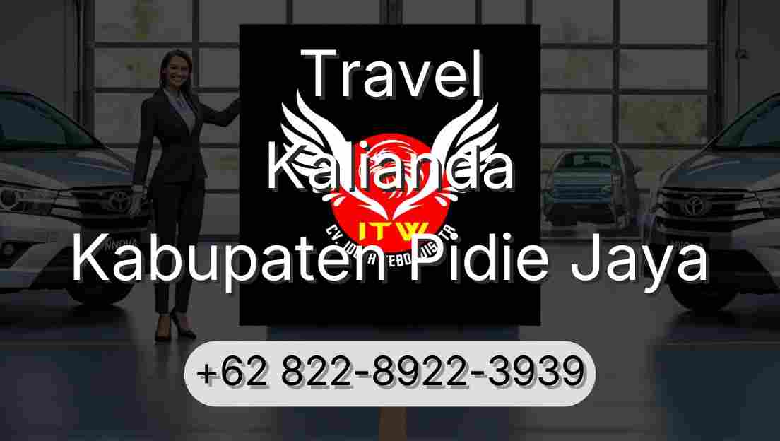 Travel Kalianda Kabupaten Pidie Jaya