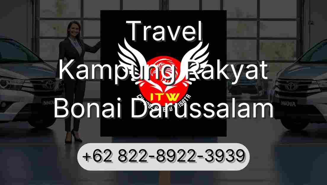 Travel Kampung Rakyat Bonai Darussalam