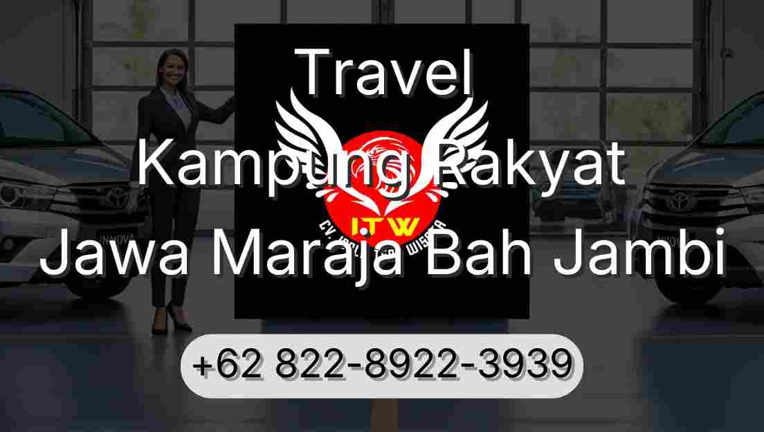 Travel Kampung Rakyat Jawa Maraja Bah Jambi