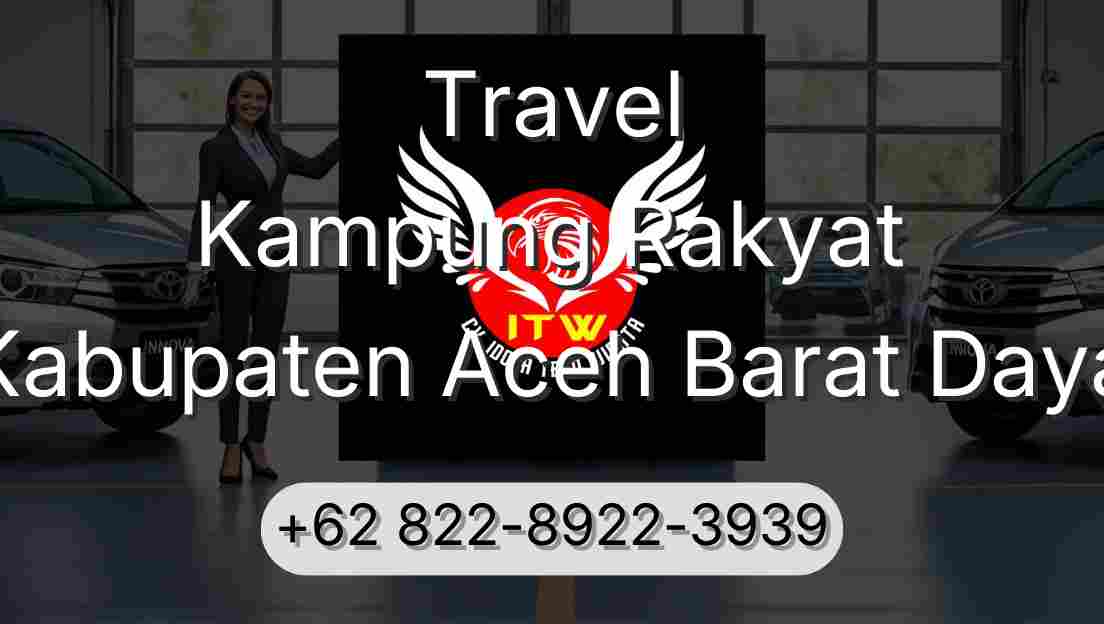 Travel Kampung Rakyat Kabupaten Aceh Barat Daya