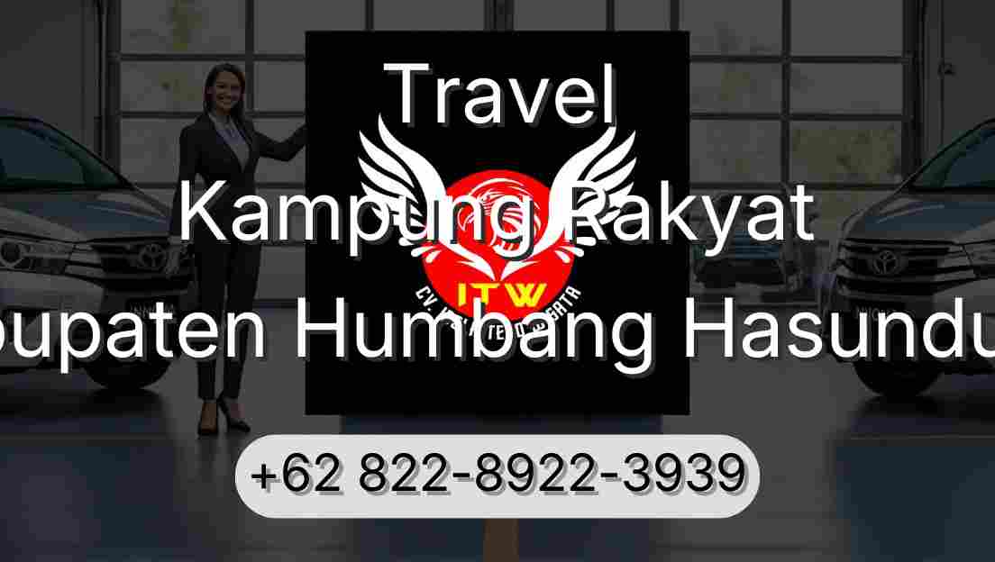 Travel Kampung Rakyat Kabupaten Humbang Hasundutan