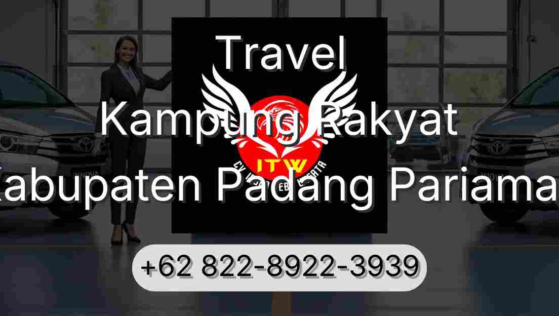 Travel Kampung Rakyat Kabupaten Padang Pariaman