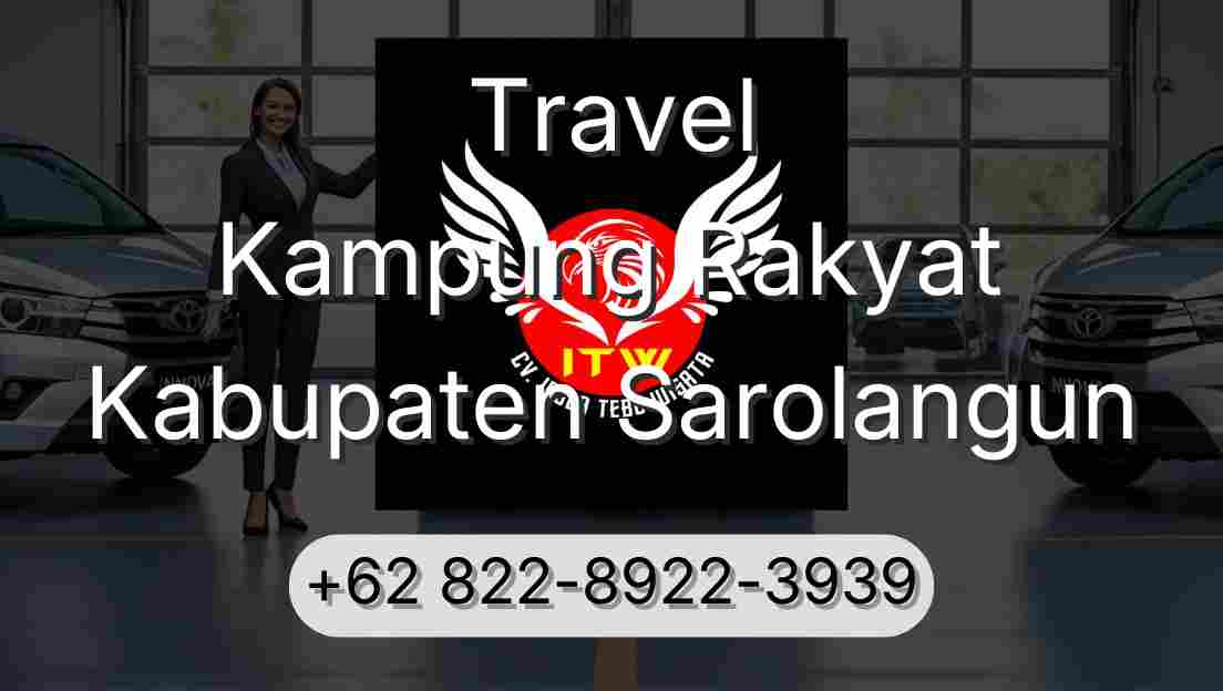 Travel Kampung Rakyat Kabupaten Sarolangun