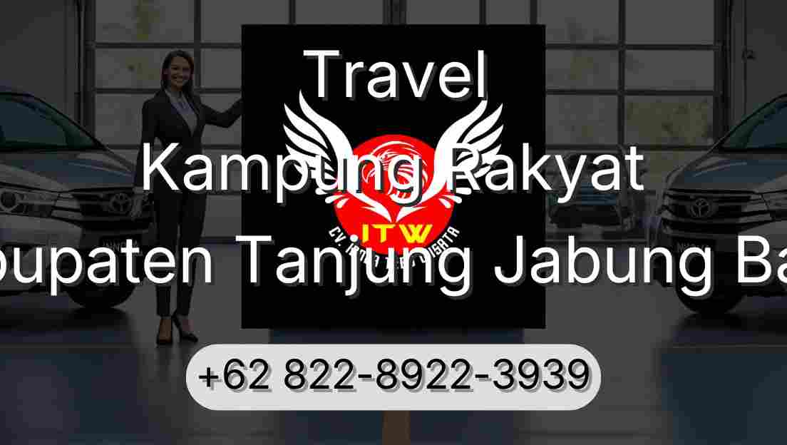 Travel Kampung Rakyat Kabupaten Tanjung Jabung Barat
