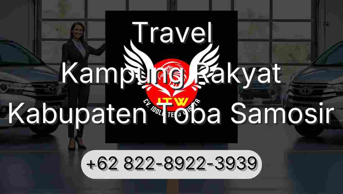 Travel Kampung Rakyat Kabupaten Toba Samosir