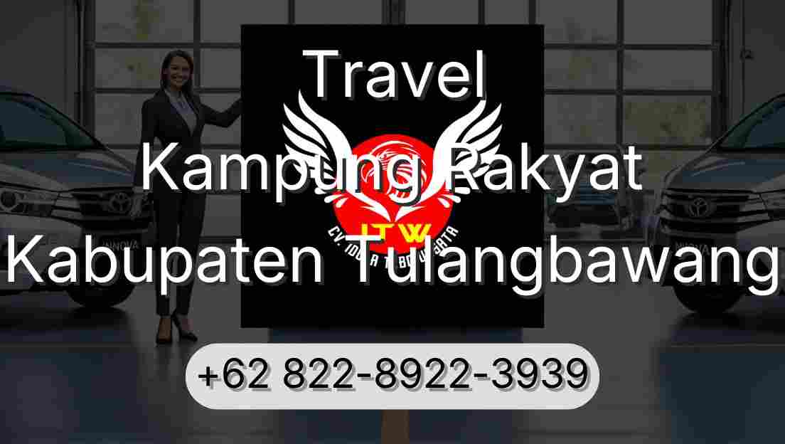 Travel Kampung Rakyat Kabupaten Tulangbawang