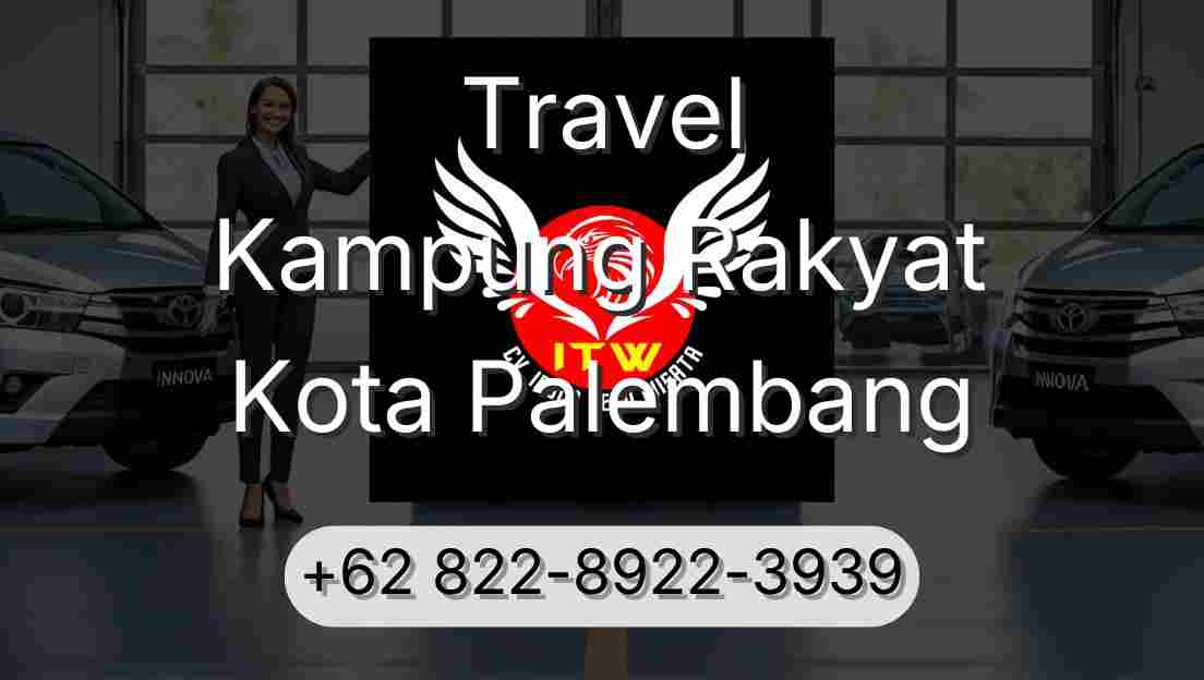Travel Kampung Rakyat Kota Palembang