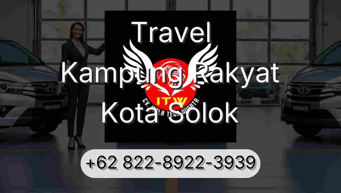 Travel Kampung Rakyat Kota Solok