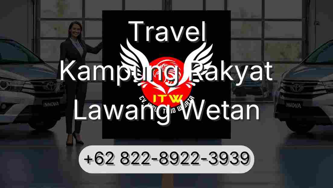 Travel Kampung Rakyat Lawang Wetan