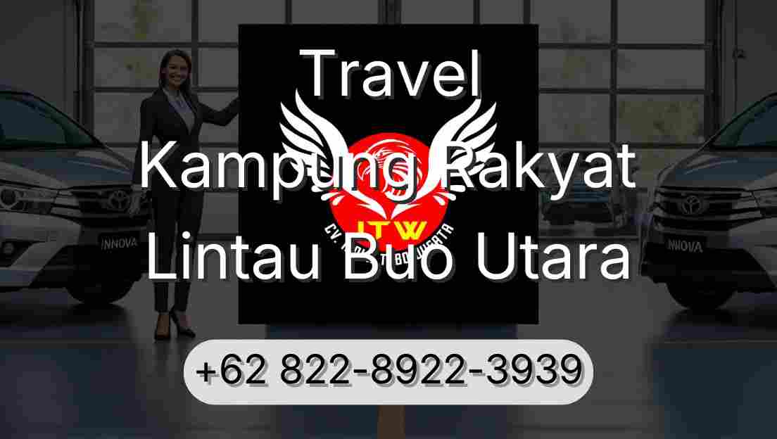 Travel Kampung Rakyat Lintau Buo Utara