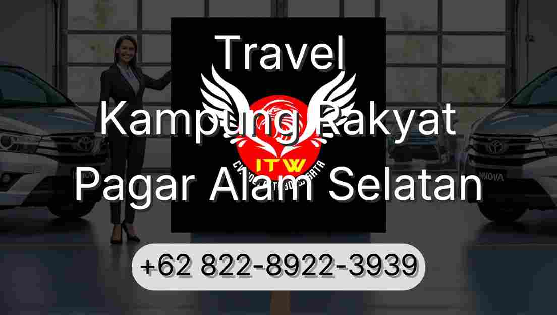 Travel Kampung Rakyat Pagar Alam Selatan