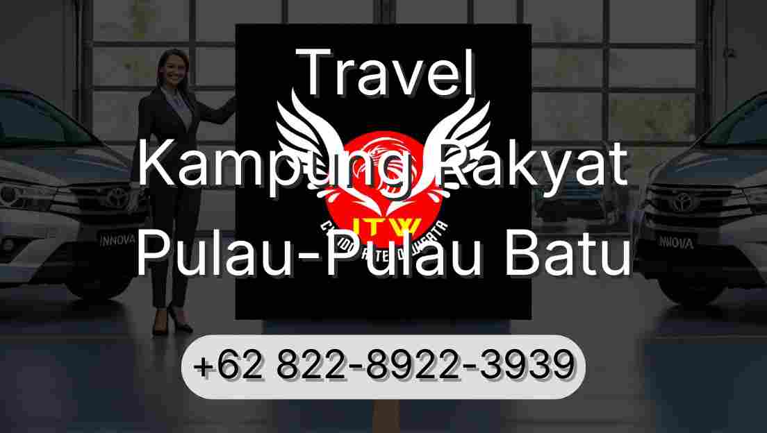Travel Kampung Rakyat Pulau-Pulau Batu