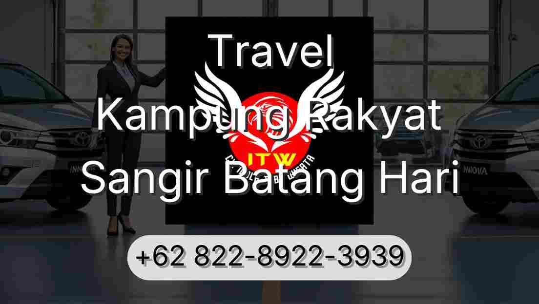 Travel Kampung Rakyat Sangir Batang Hari