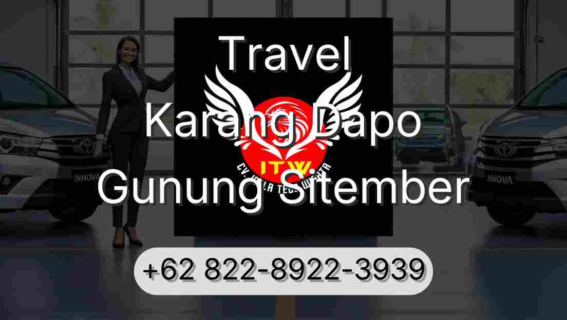Travel Karang Dapo Gunung Sitember
