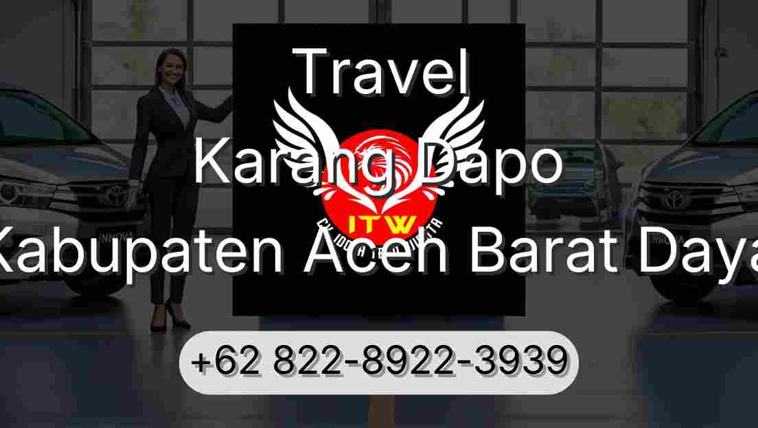 Travel Karang Dapo Kabupaten Aceh Barat Daya