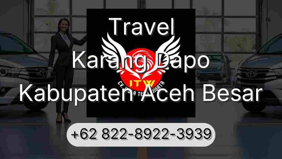Travel Karang Dapo Kabupaten Aceh Besar