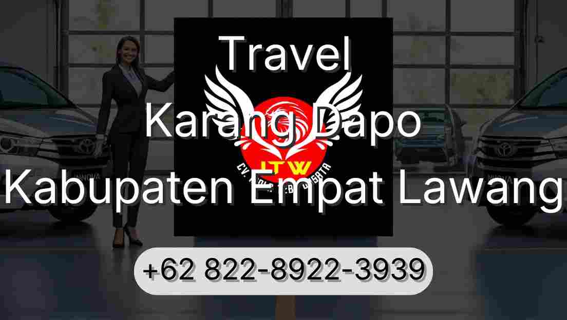 Travel Karang Dapo Kabupaten Empat Lawang