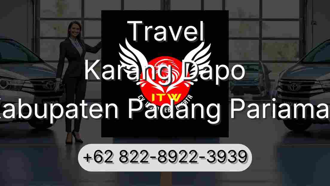 Travel Karang Dapo Kabupaten Padang Pariaman