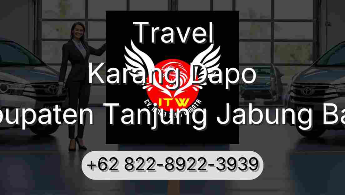 Travel Karang Dapo Kabupaten Tanjung Jabung Barat