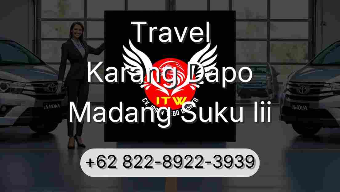 Travel Karang Dapo Madang Suku Iii