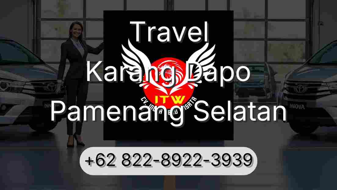 Travel Karang Dapo Pamenang Selatan