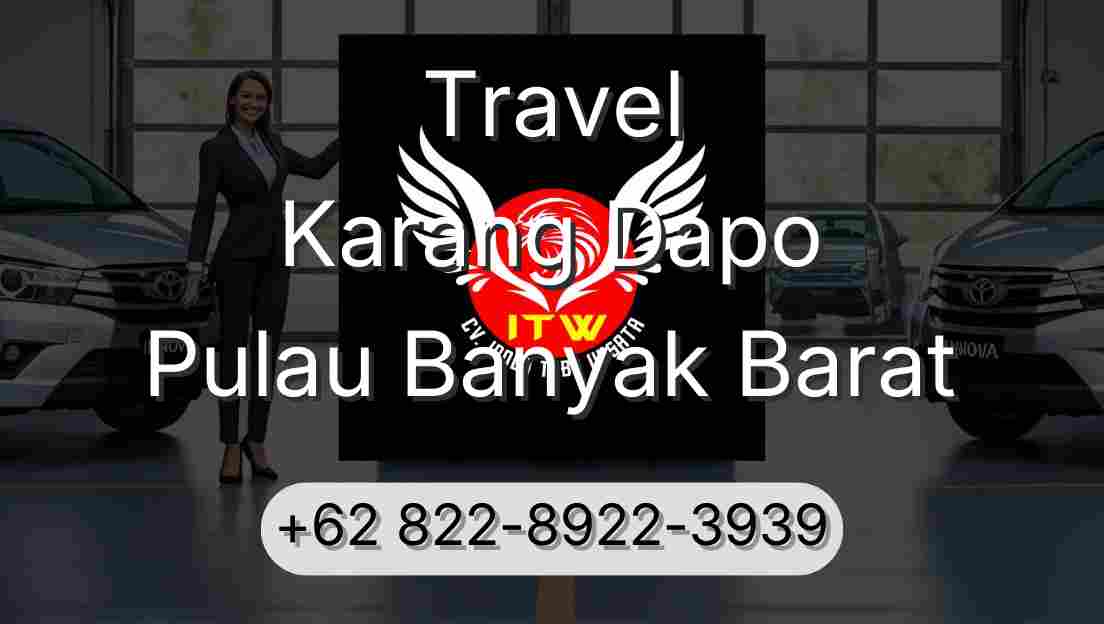 Travel Karang Dapo Pulau Banyak Barat