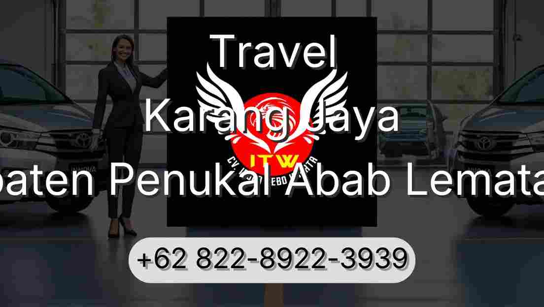 Travel Karang Jaya Kabupaten Penukal Abab Lematang Ilir