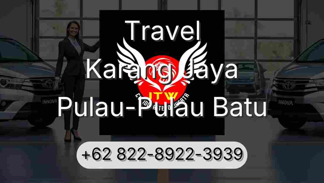 Travel Karang Jaya Pulau-Pulau Batu