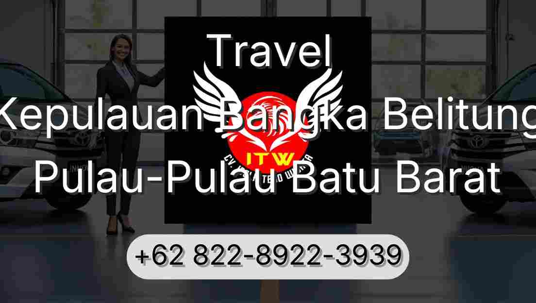 Travel Kepulauan Bangka Belitung Pulau-Pulau Batu Barat