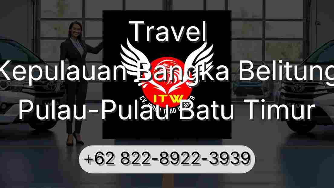 Travel Kepulauan Bangka Belitung Pulau-Pulau Batu Timur