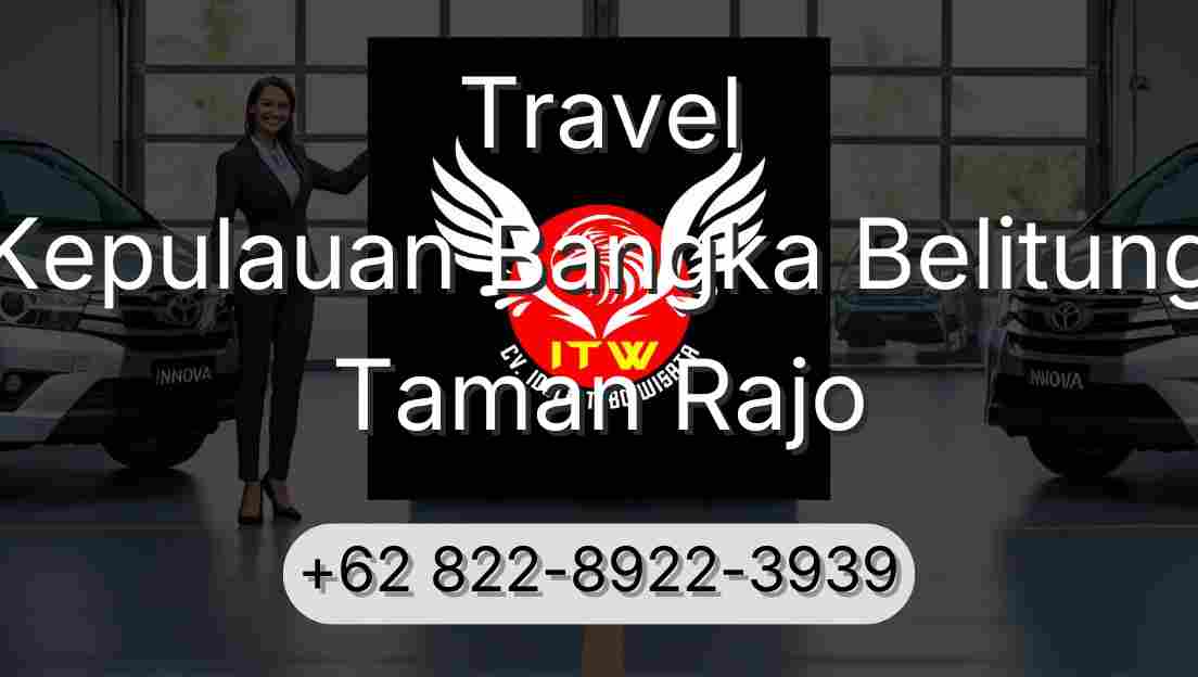 Travel Kepulauan Bangka Belitung Taman Rajo
