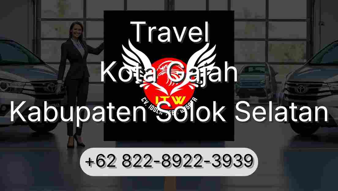 Travel Kota Gajah Kabupaten Solok Selatan