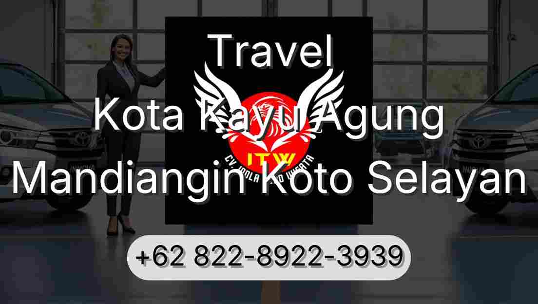 Travel Kota Kayu Agung Mandiangin Koto Selayan