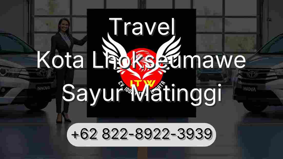 Travel Kota Lhokseumawe Sayur Matinggi