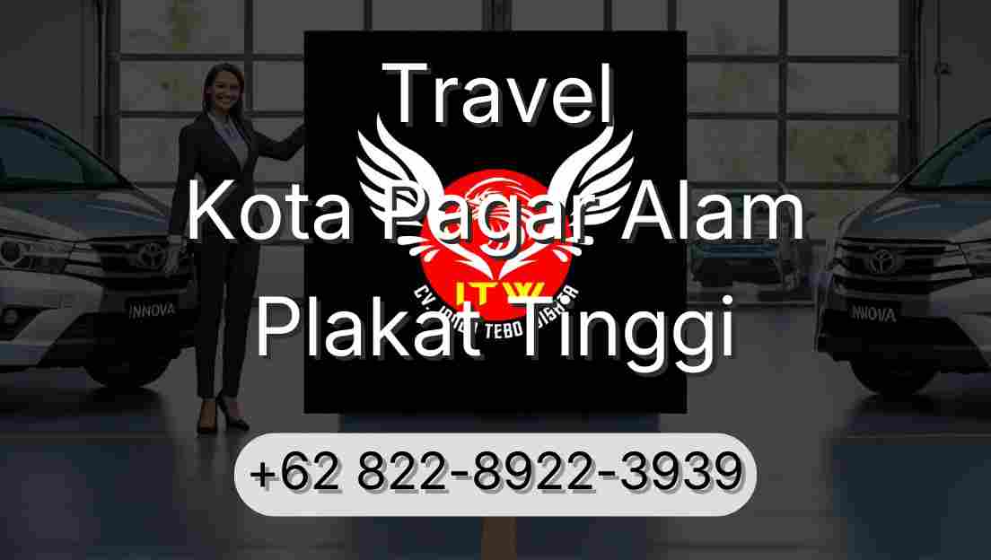 Travel Kota Pagar Alam Plakat Tinggi