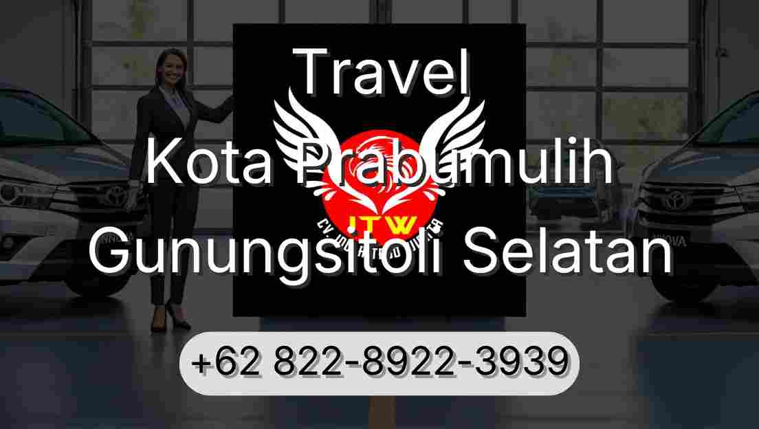 Travel Kota Prabumulih Gunungsitoli Selatan