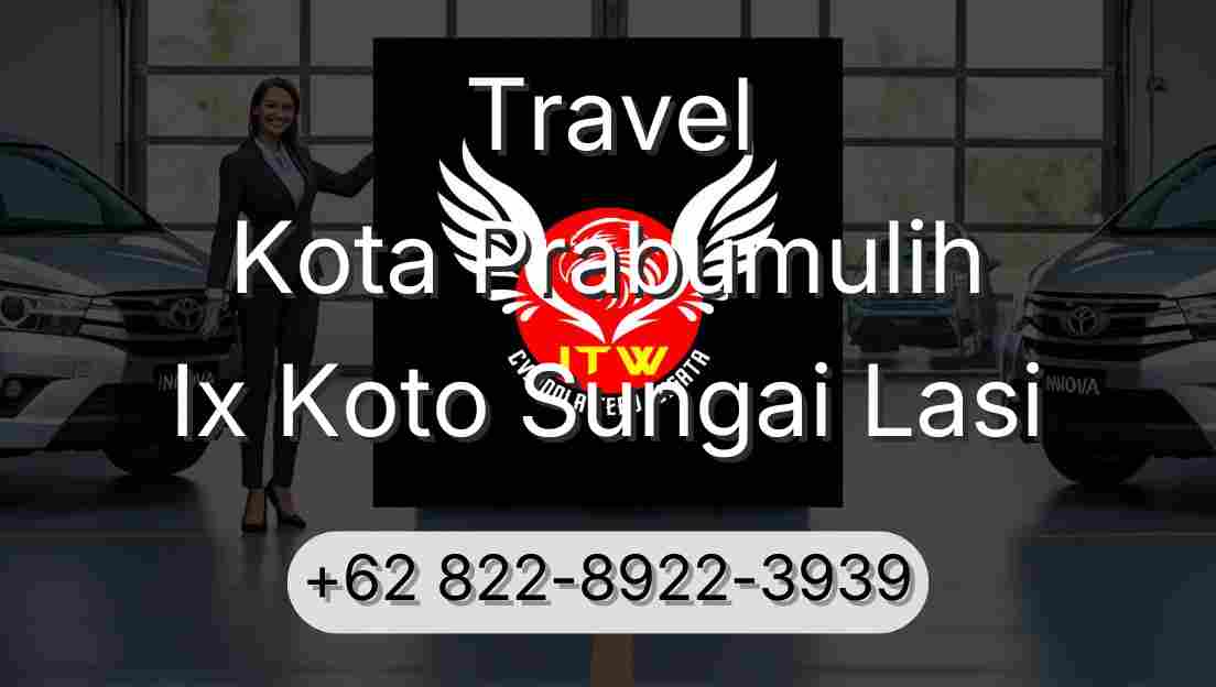 Travel Kota Prabumulih Ix Koto Sungai Lasi