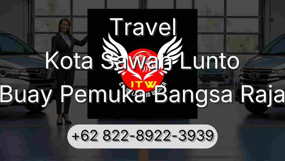 Travel Kota Sawah Lunto Buay Pemuka Bangsa Raja