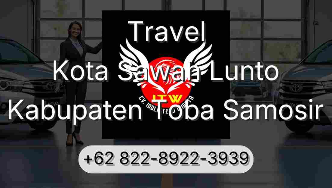 Travel Kota Sawah Lunto Kabupaten Toba Samosir