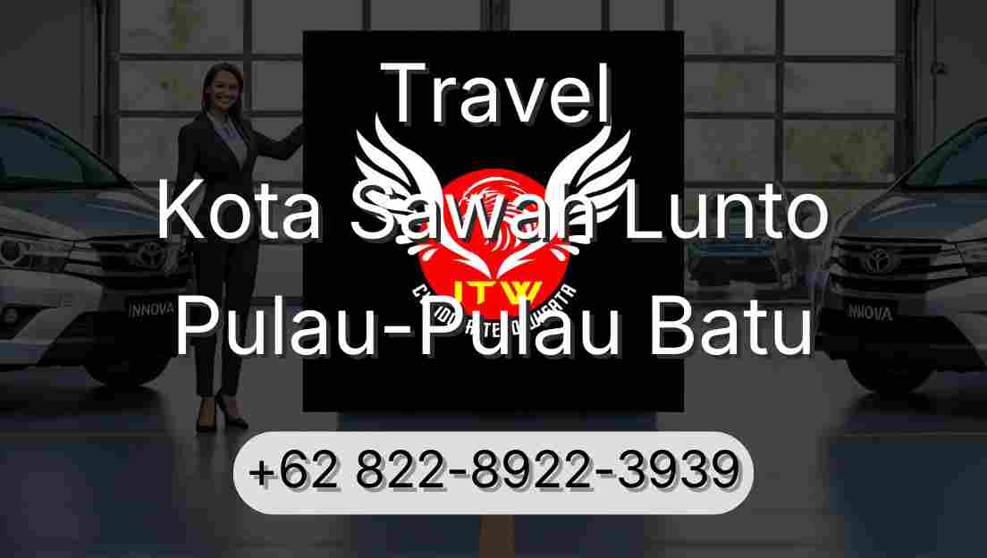 Travel Kota Sawah Lunto Pulau-Pulau Batu