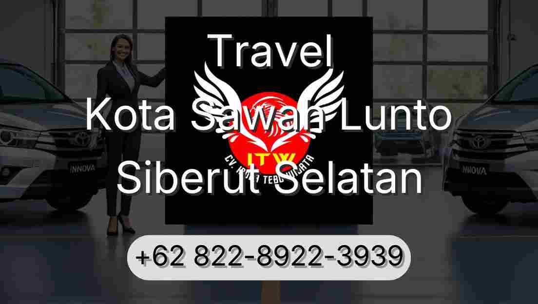 Travel Kota Sawah Lunto Siberut Selatan
