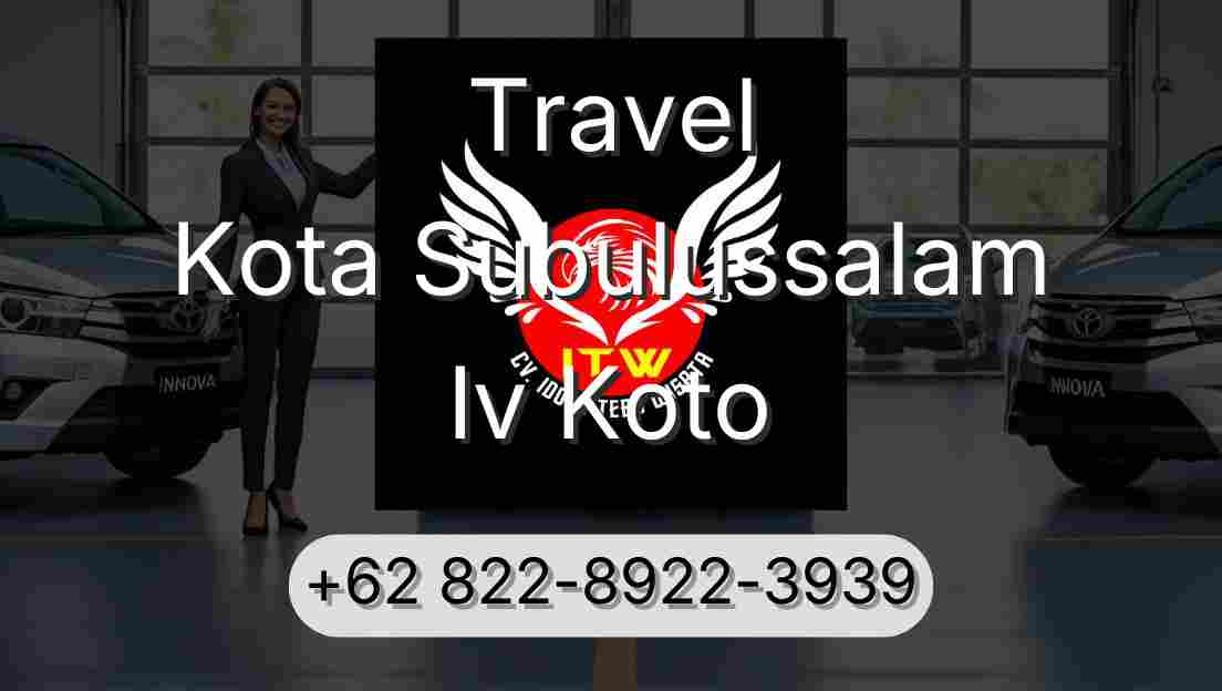 Travel Kota Subulussalam Iv Koto