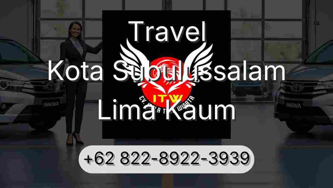 Travel Kota Subulussalam Lima Kaum