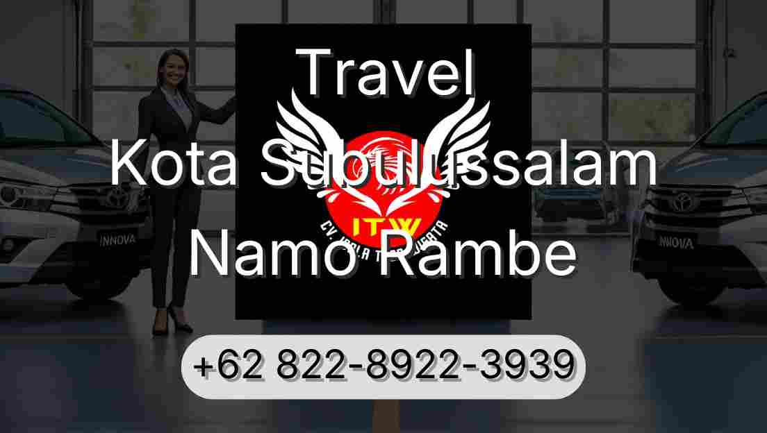Travel Kota Subulussalam Namo Rambe