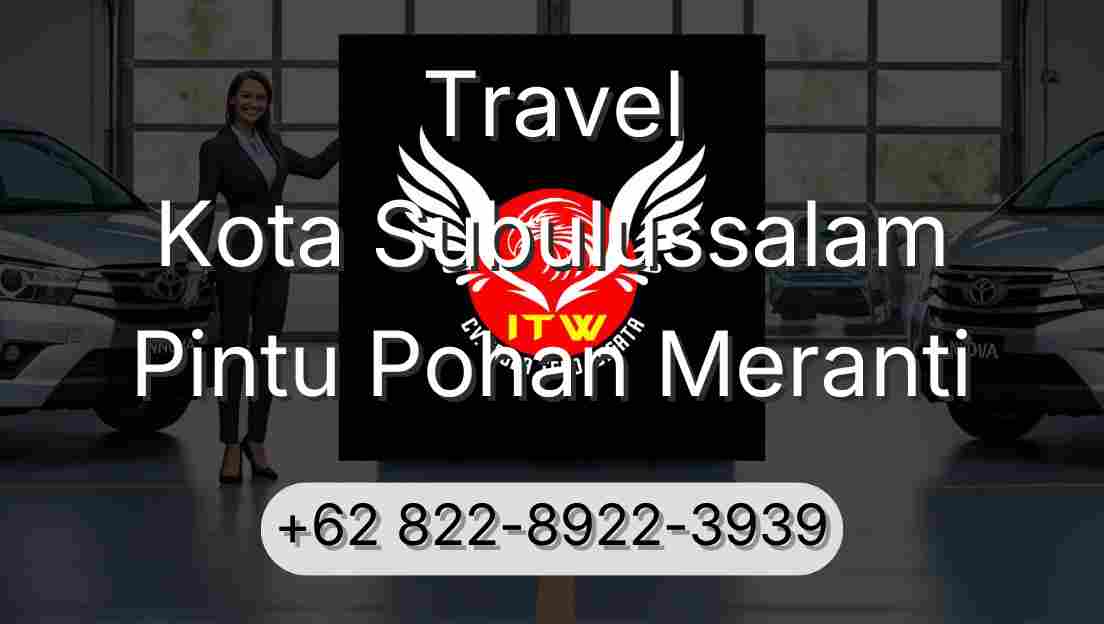 Travel Kota Subulussalam Pintu Pohan Meranti