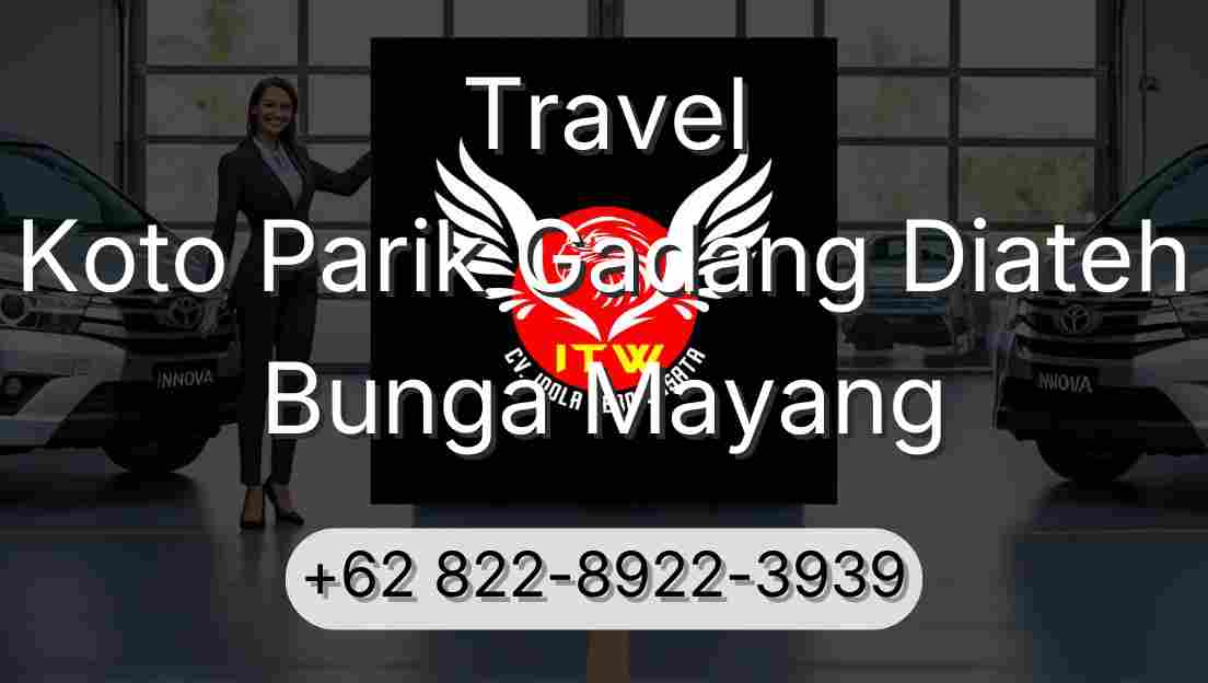 Travel Koto Parik Gadang Diateh Bunga Mayang