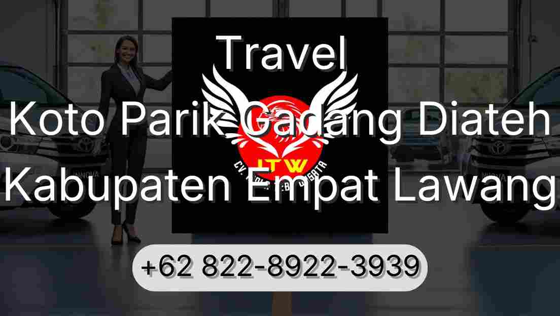 Travel Koto Parik Gadang Diateh Kabupaten Empat Lawang