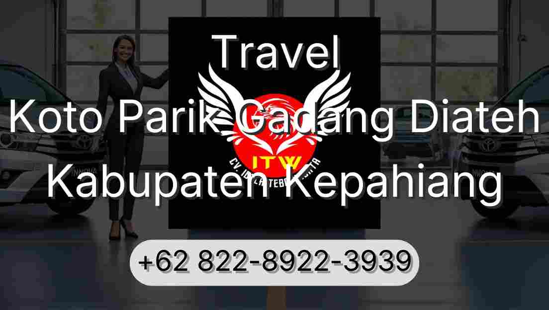 Travel Koto Parik Gadang Diateh Kabupaten Kepahiang